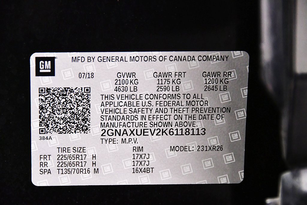 Used 2019 Chevrolet Equinox LT image 12