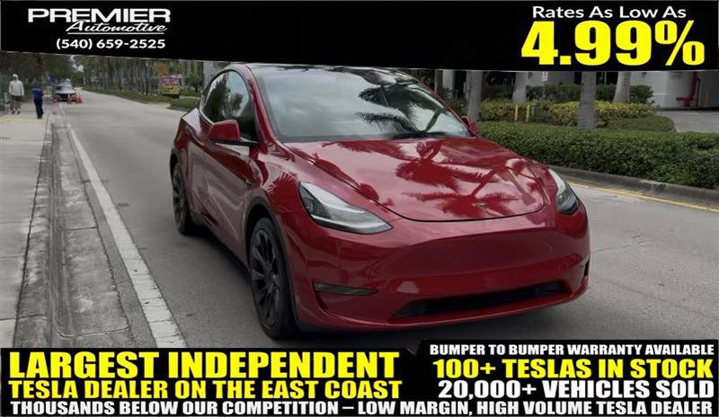 Used 2022 Tesla Model Y Long Range AWD/4WD image 1