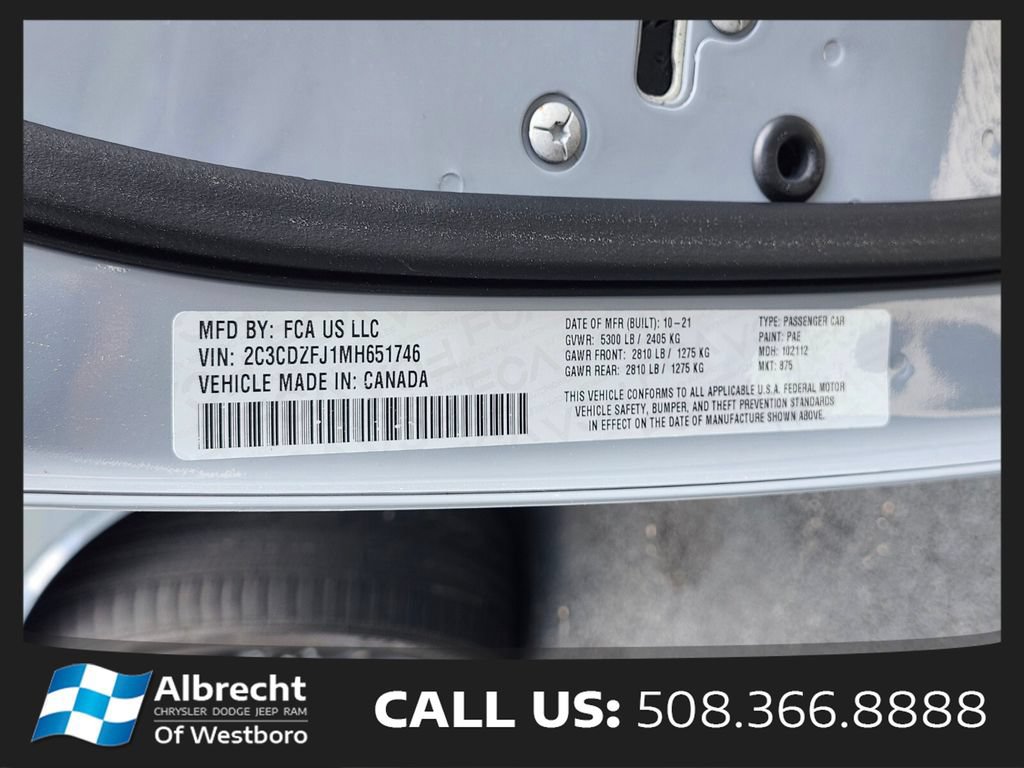Used 2021 Dodge Challenger R/T Scat Pack RWD image 28