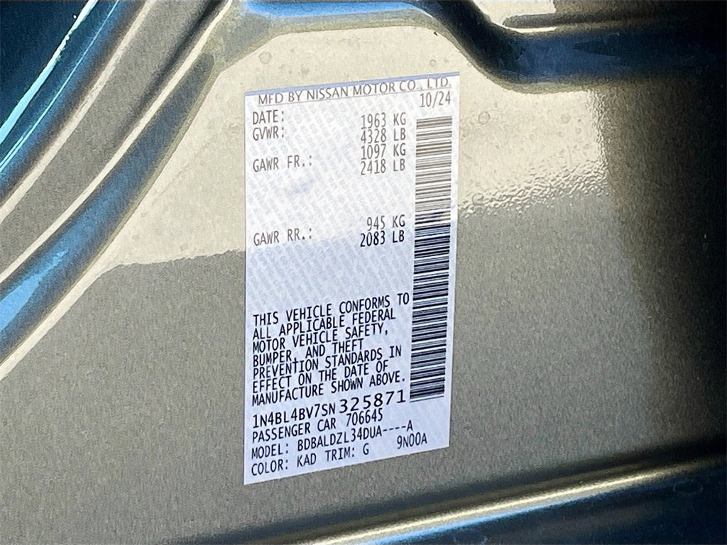 Certified 2025 Nissan Altima 2.5 S image 29