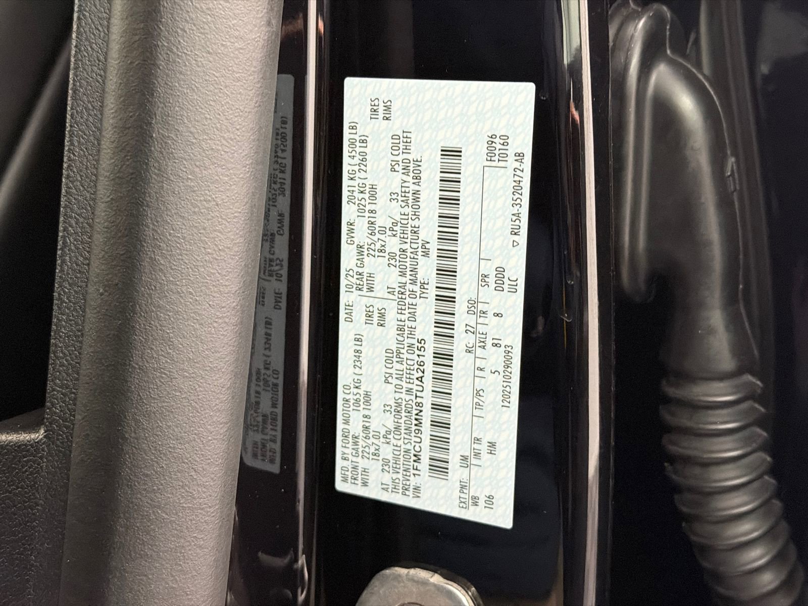 New 2026 Ford Escape ST-Line w/ Tech Pack #1 image 33