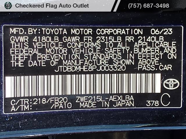Used 2023 Toyota Corolla LE w/ Carpet Mat Package (TMS) AWD/4WD image 29