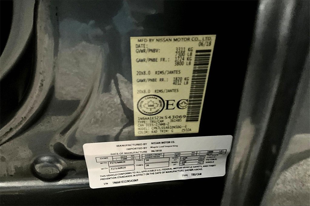 Used 2018 Nissan Titan PRO-4X image 19