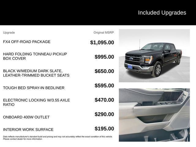 Used 2022 Ford F150 Lariat w/ FX4 Off-Road Package image 5