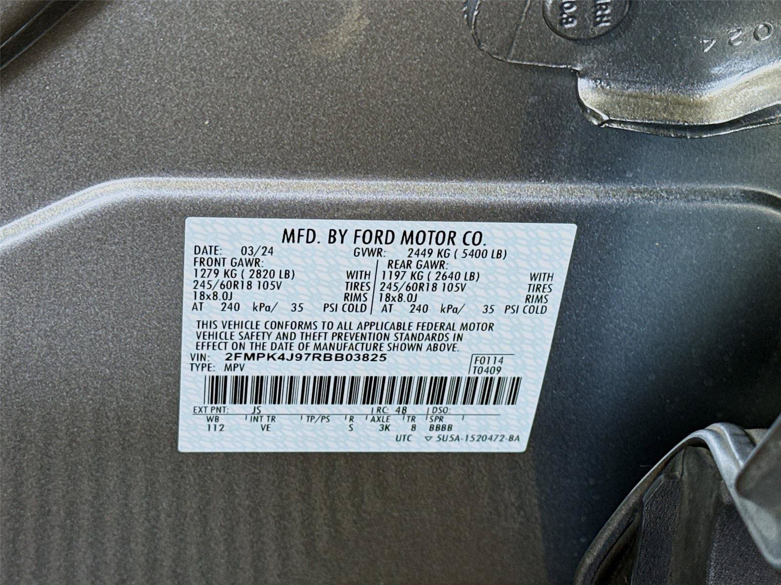Used 2024 Ford Edge SEL w/ Convenience Package AWD/4WD image 24