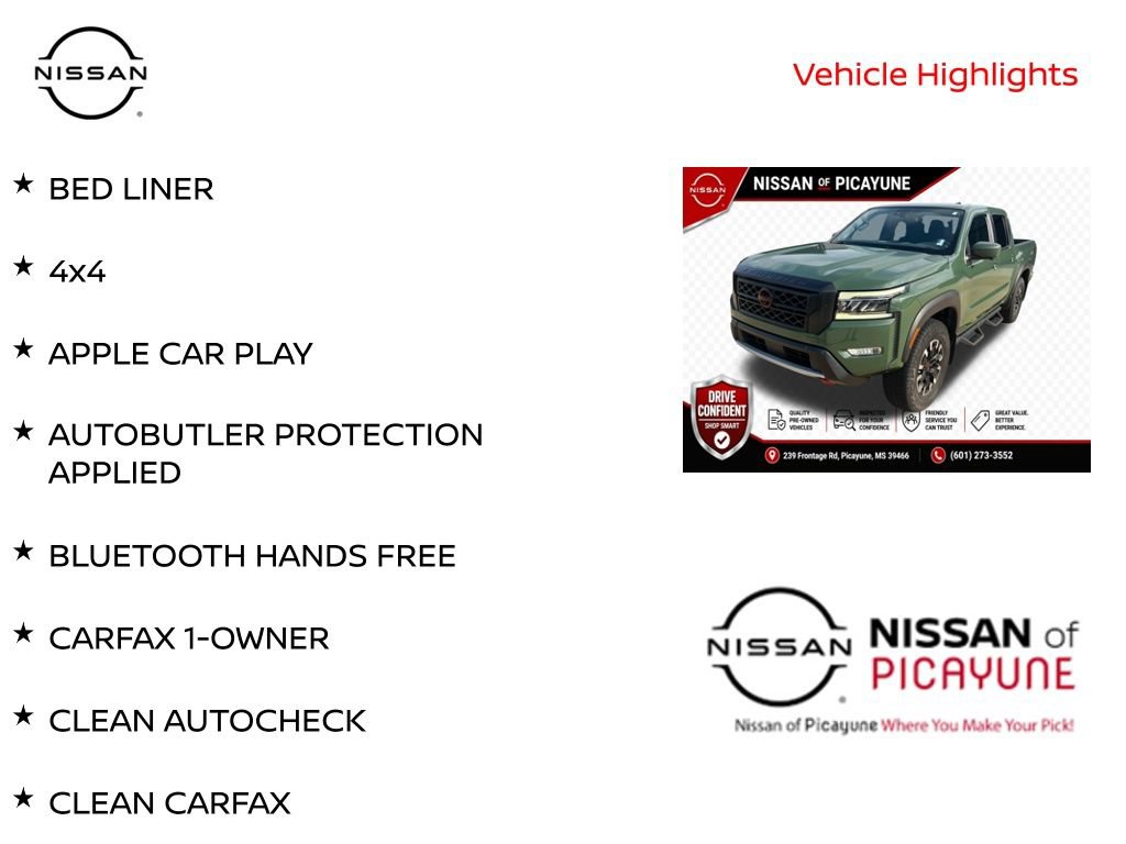 Certified 2023 Nissan Frontier PRO-4X w/ Pro Convenience Package AWD/4WD image 12