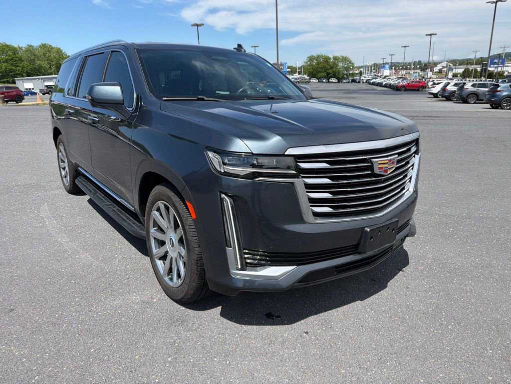 Used 2021 Cadillac Escalade ESV Premium Luxury Platinum w/ Heavy-Duty Trailer Package AWD/4WD image 7
