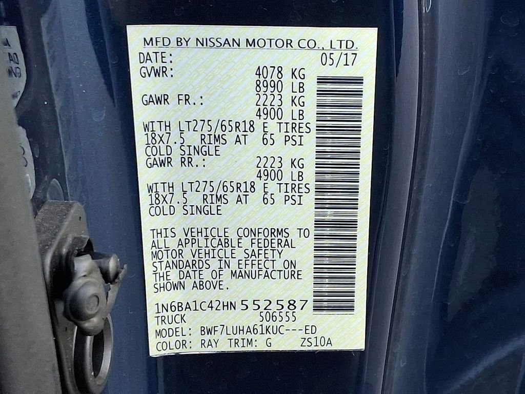 Used 2017 Nissan Titan PRO-4X image 18