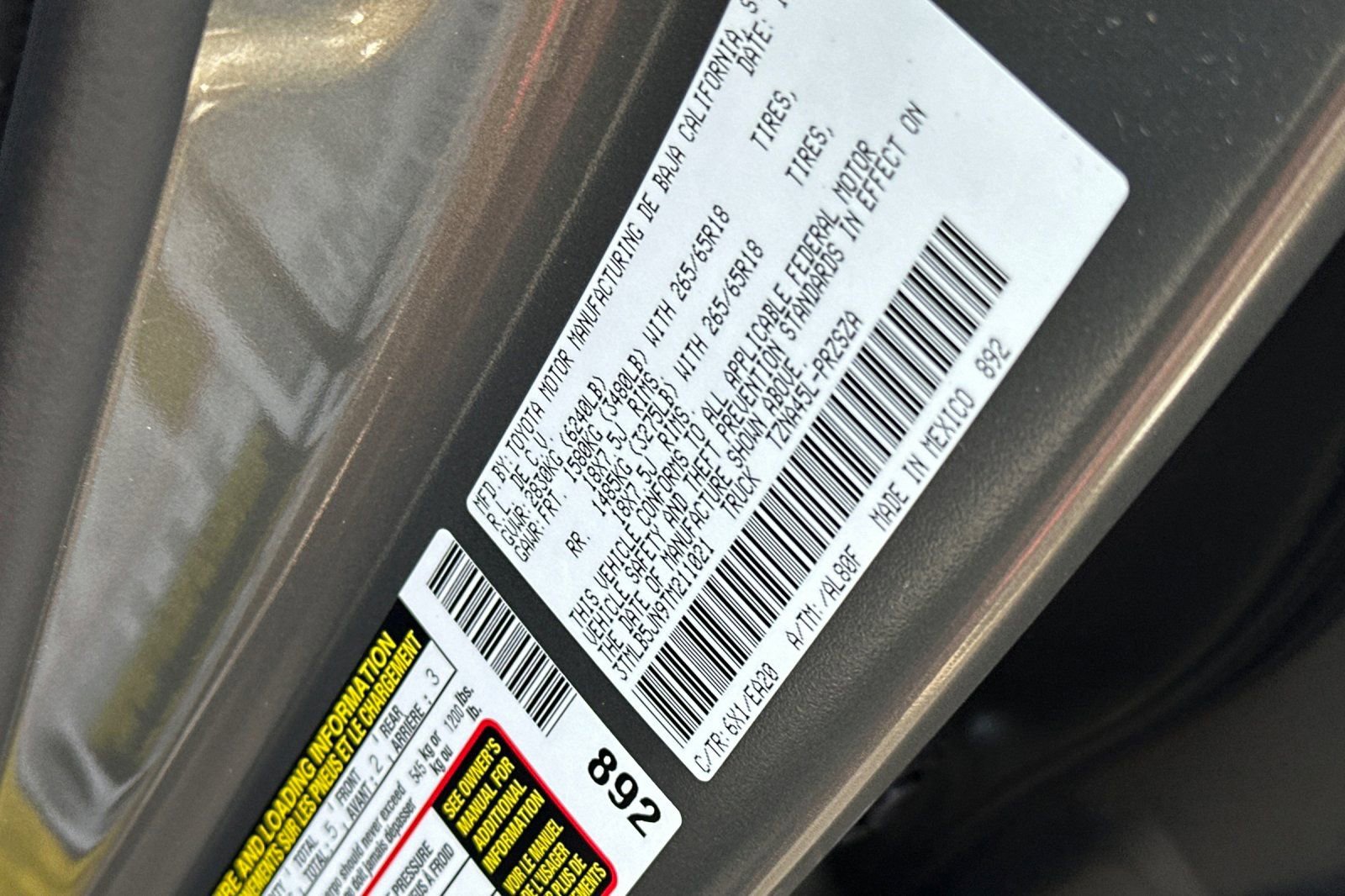 Used 2026 Toyota Tacoma TRD Off-Road w/ TRD Off Road Premium Package AWD/4WD image 27