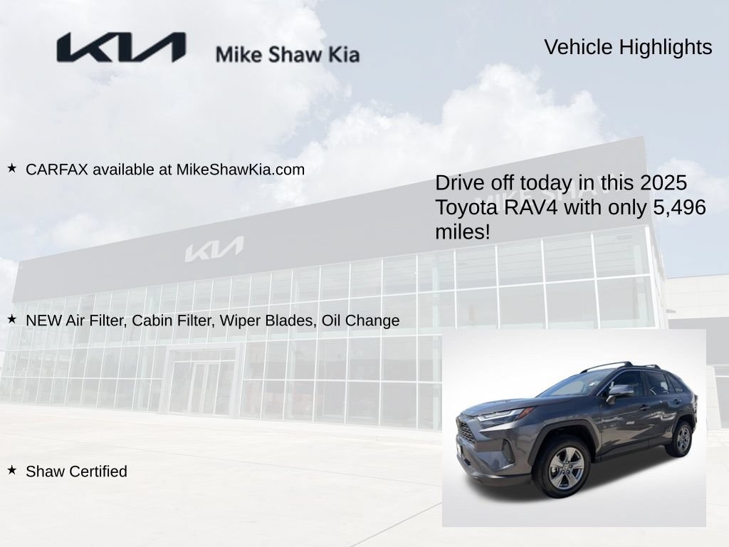 Used 2025 Toyota RAV4 XLE w/ Convenience Package FWD image 8