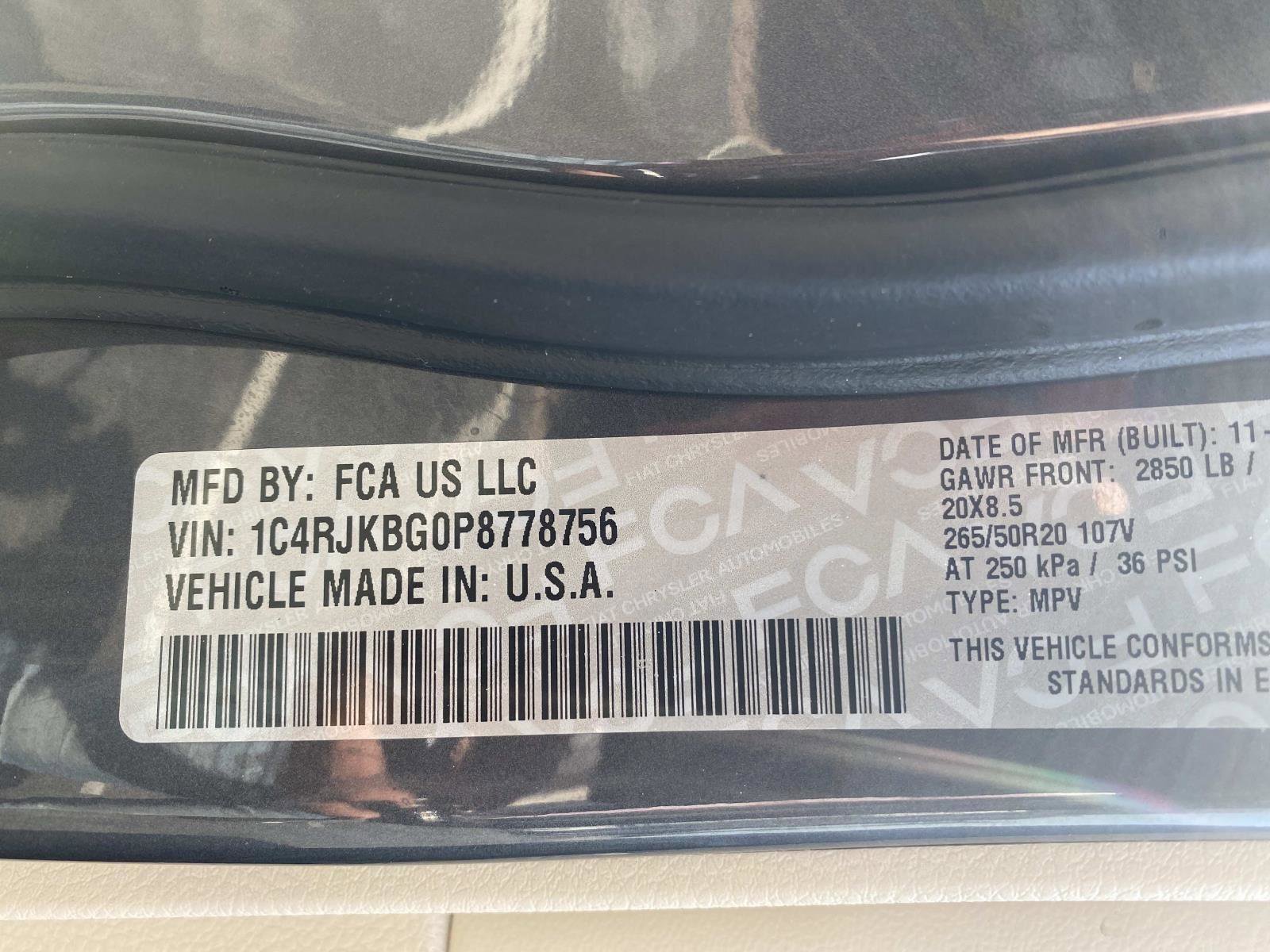 Certified 2023 Jeep Grand Cherokee L Limited w/ Luxury Tech Group II image 27