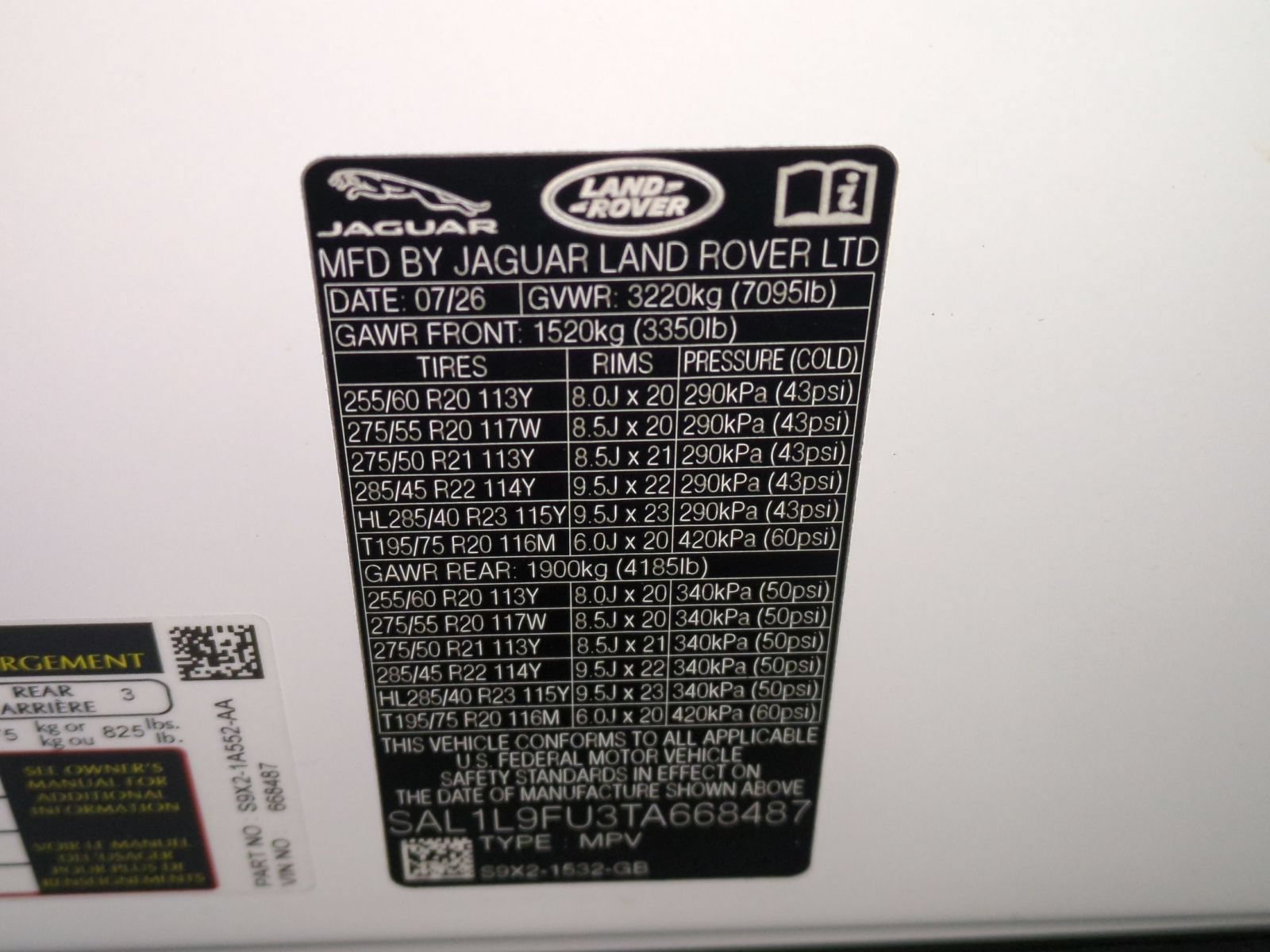 New 2026 Land Rover Range Rover Sport Dynamic SE AWD/4WD image 31