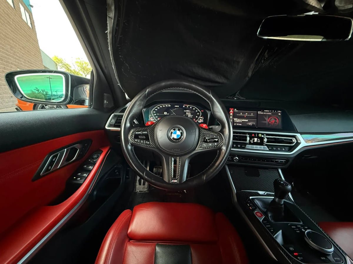 Used 2021 BMW M3 w/ Parking Assistance Package RWD image 55
