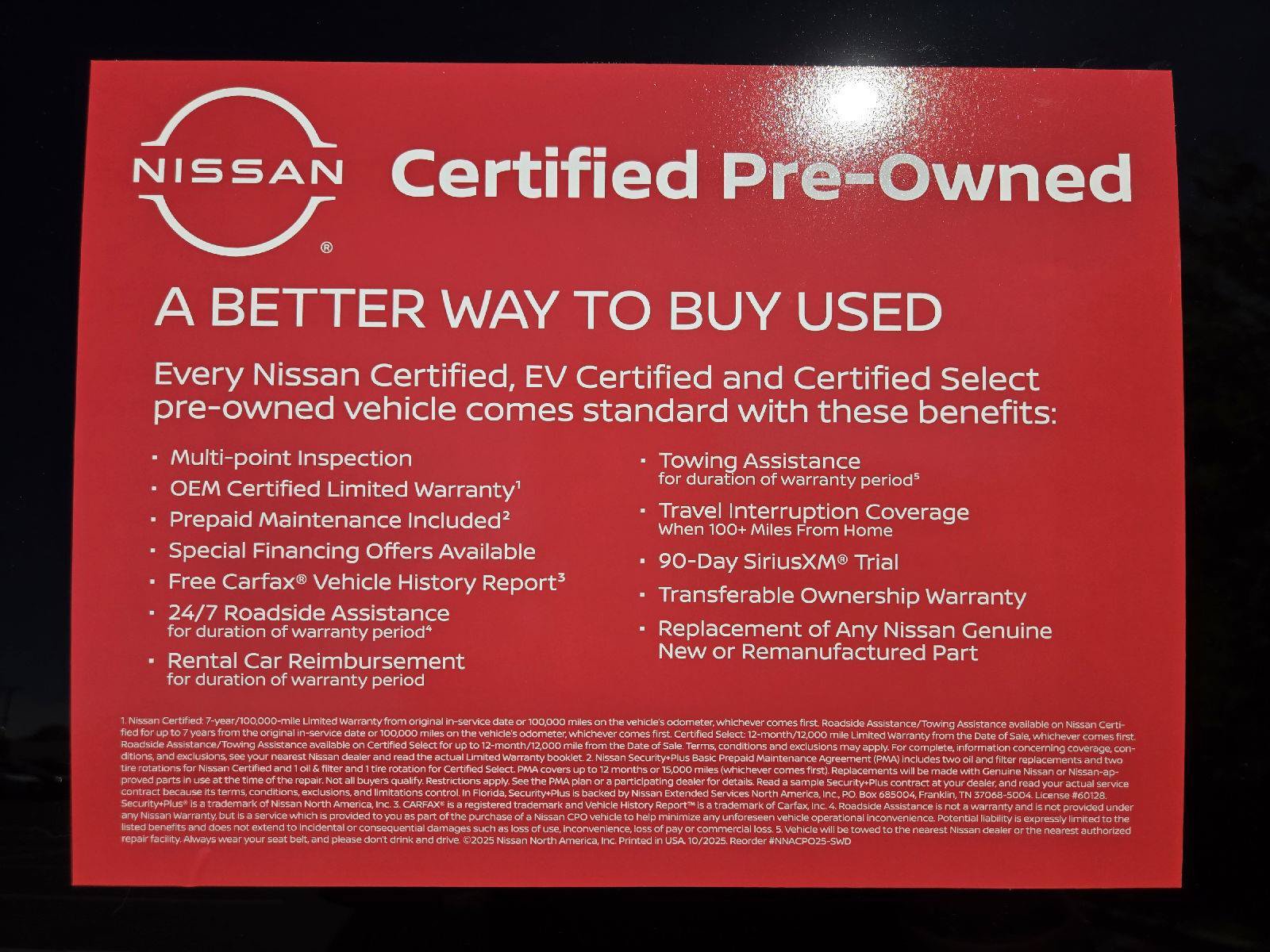 Used 2025 Nissan Murano SL w/ Cargo Package AWD/4WD image 31