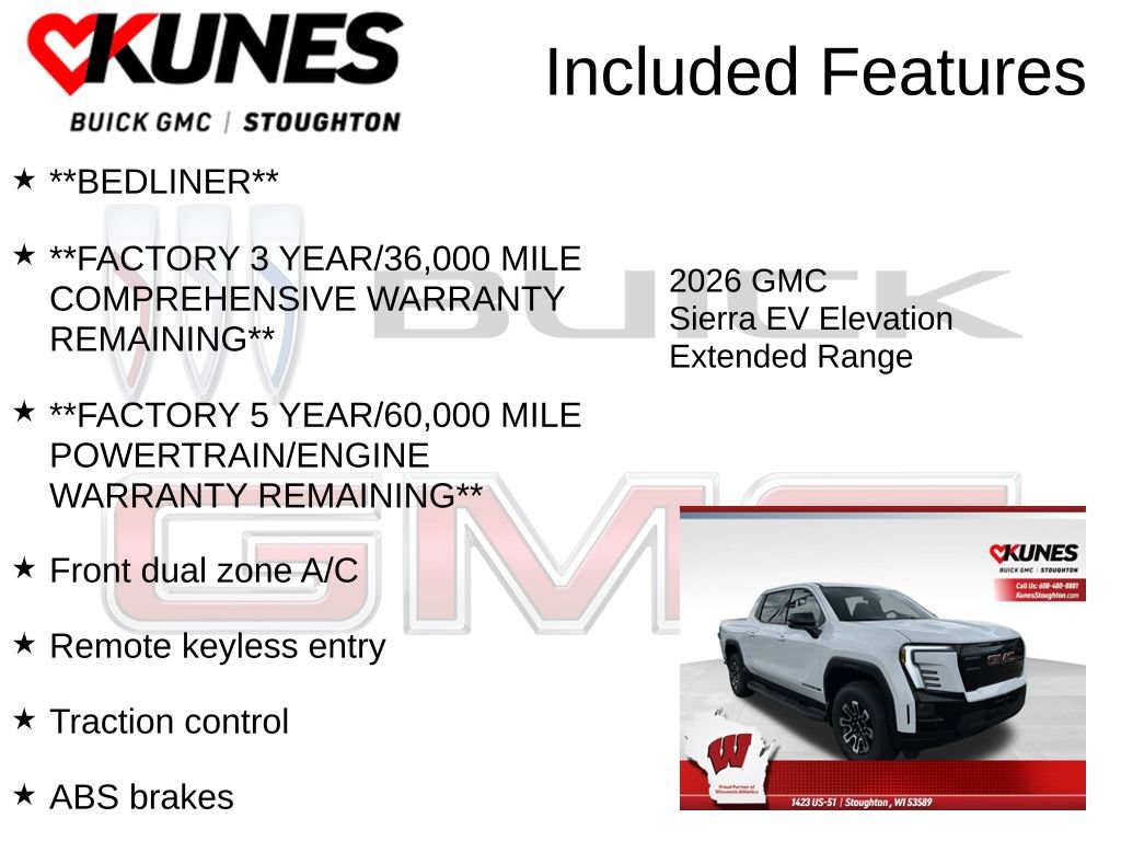 New 2026 GMC Sierra EV Elevation AWD/4WD image 3