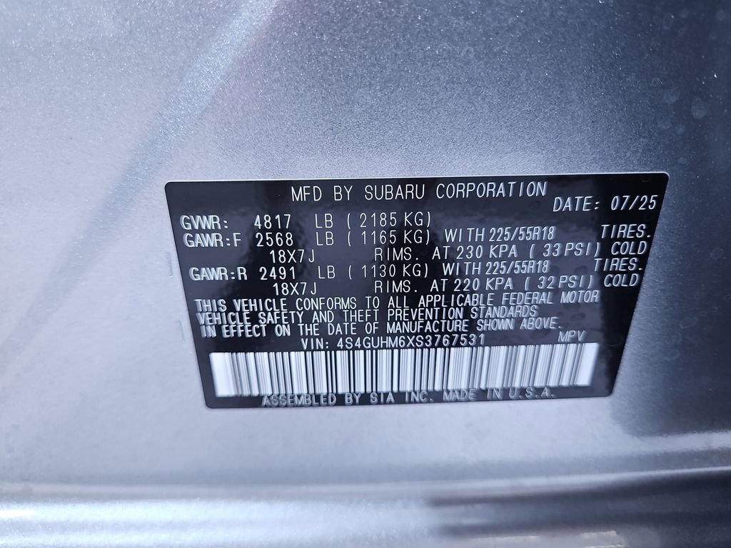 New 2025 Subaru Crosstrek 2.5i Limited image 29