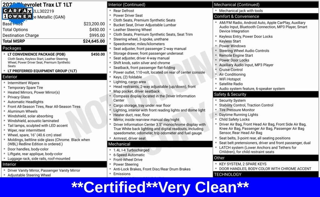 Used 2020 Chevrolet Trax LT w/ LT Convenience Package image 23