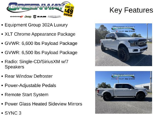 Used 2018 Ford F150 XLT w/ Equipment Group 302A Luxury AWD/4WD image 2