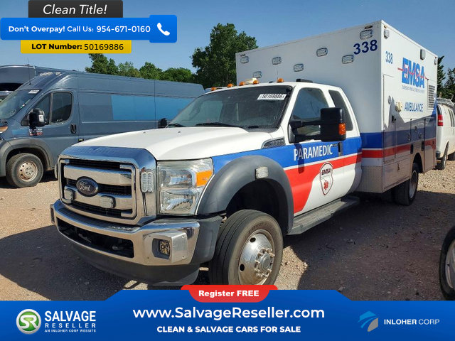 Used 2016 Ford F450 XLT w/ Ambulance Prep Package RWD image 1
