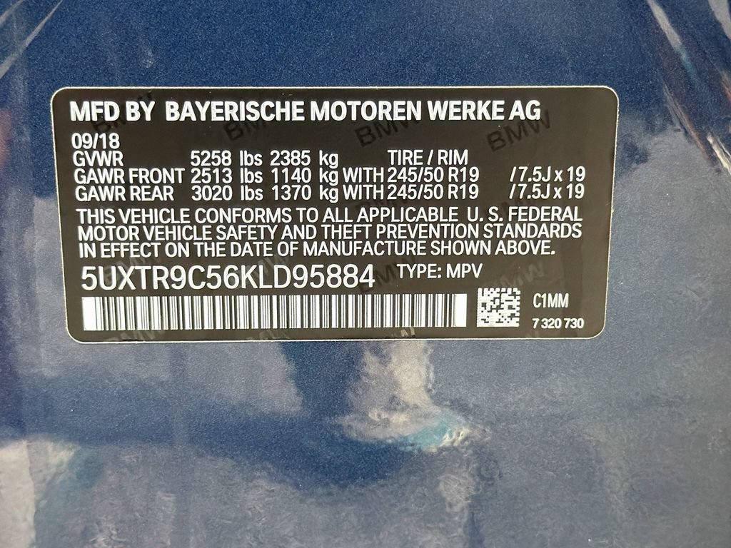 Used 2019 BMW X3 xDrive30i w/ Driving Assistance Package AWD/4WD image 45