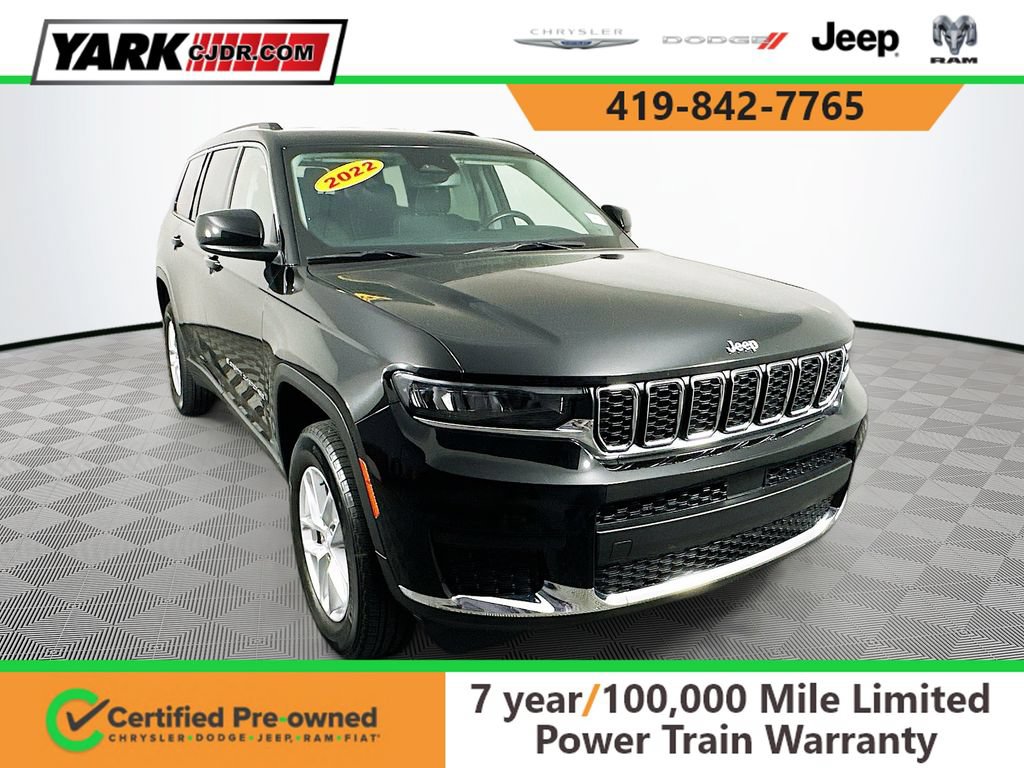 Certified 2022 Jeep Grand Cherokee L Laredo w/ Luxury Tech Group I