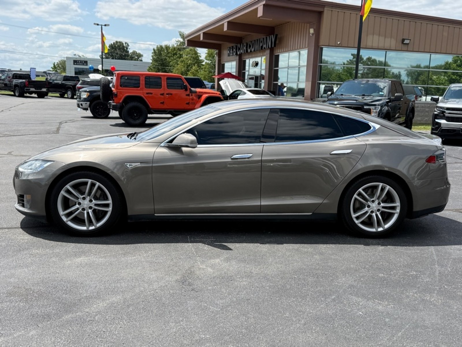 Used 2015 Tesla Model S 70D AWD/4WD image 5