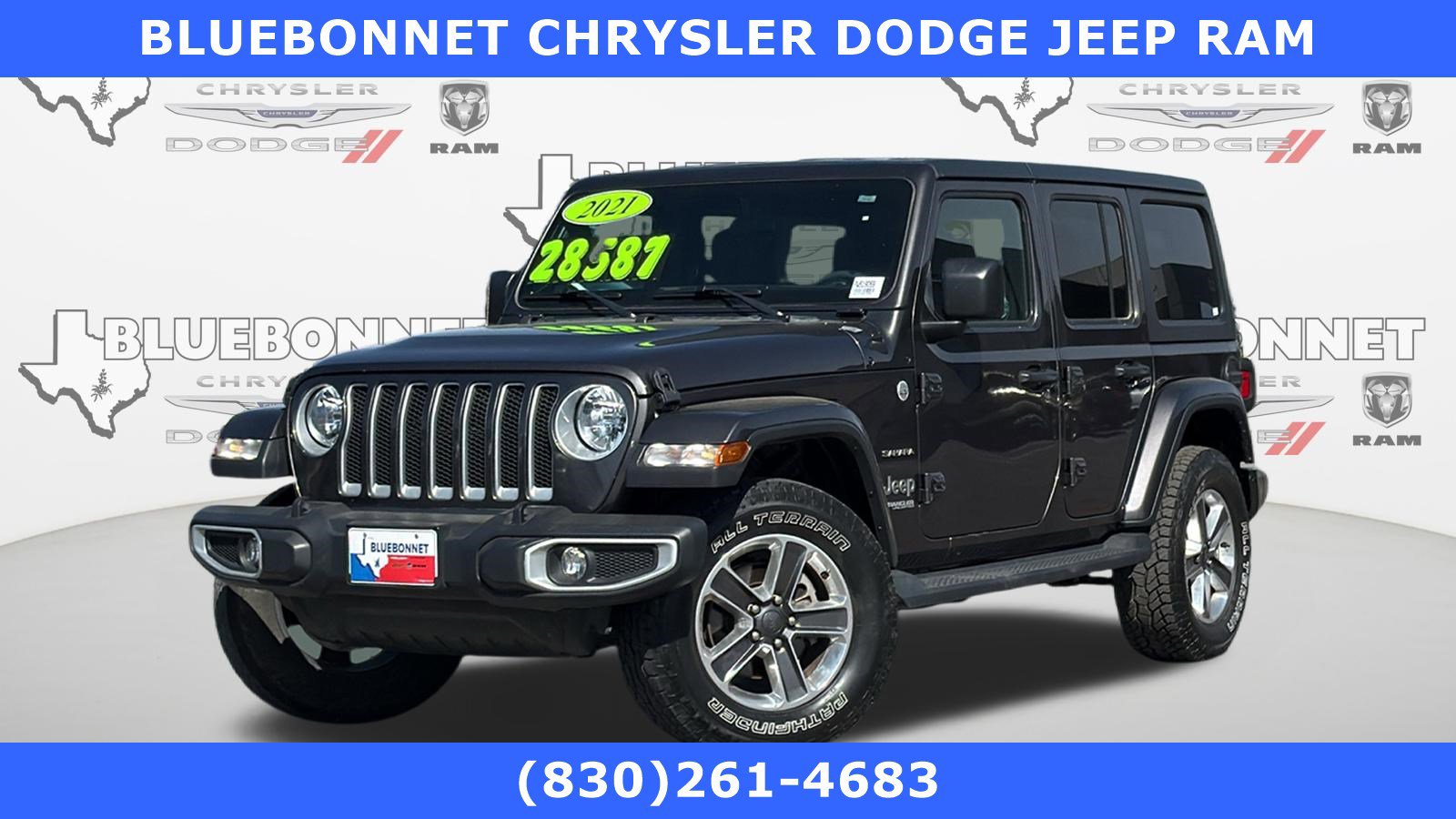 Used 2021 Jeep Wrangler Unlimited Sahara image 1