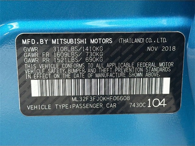 Used 2019 Mitsubishi Mirage G4 ES image 37