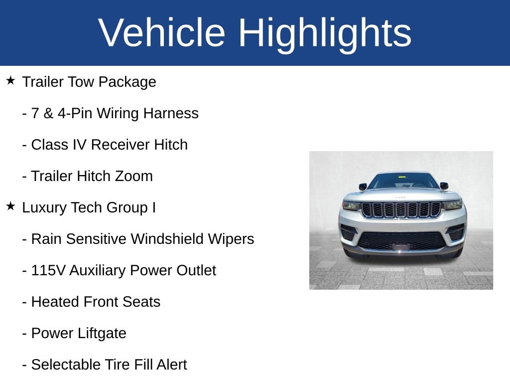 Used 2025 Jeep Grand Cherokee Laredo X w/ Luxury Tech Group I image 4