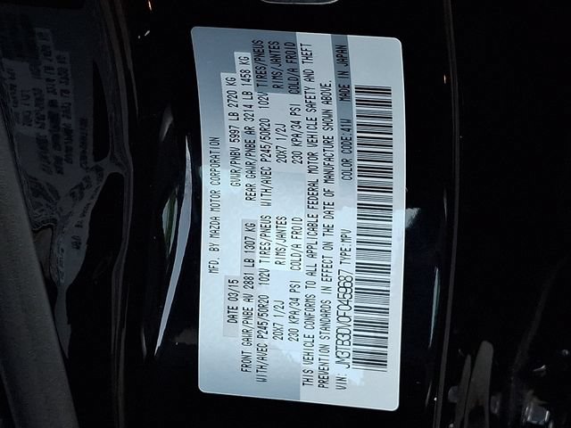 Used 2015 MAZDA CX-9 Grand Touring w/ GT Technology Package AWD/4WD image 30