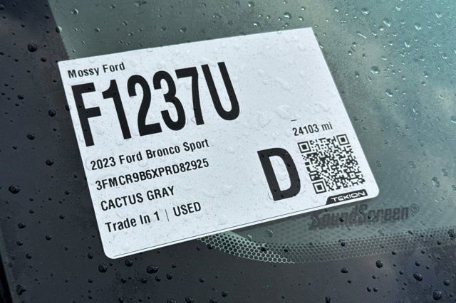 Certified 2023 Ford Bronco Sport Big Bend image 4