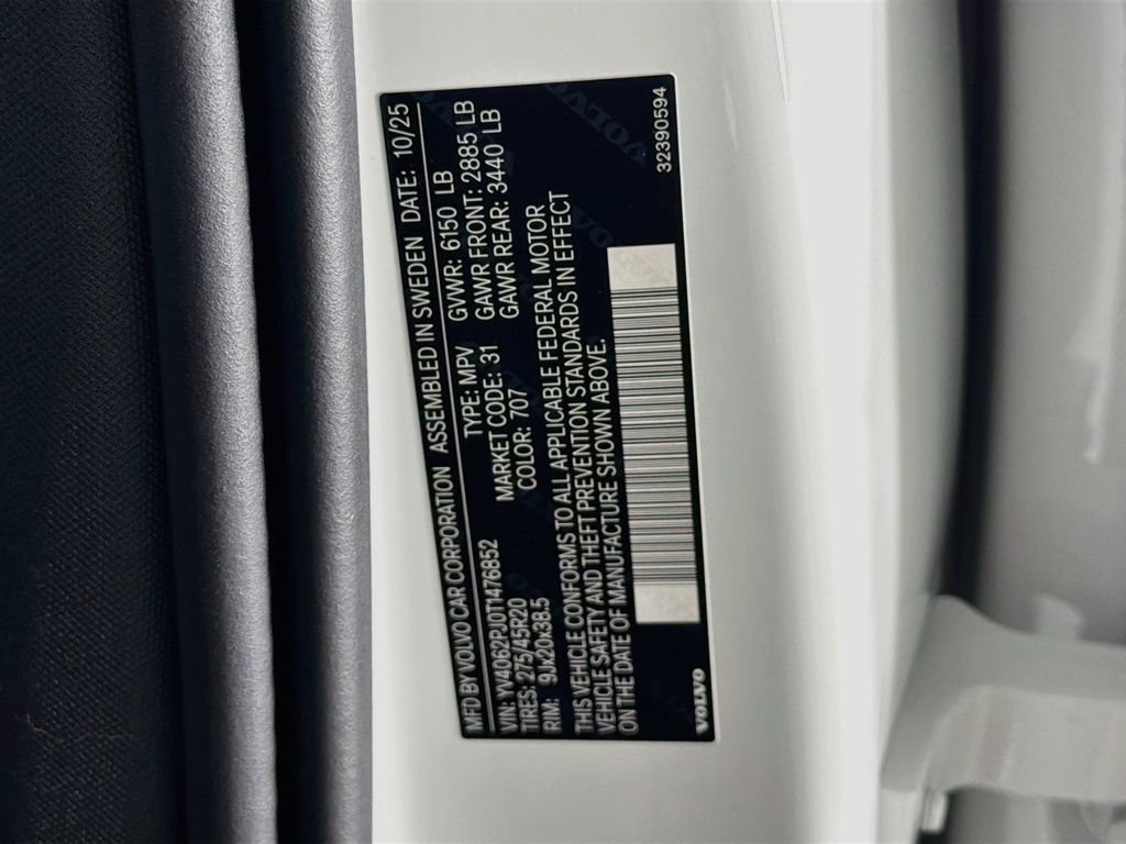 New 2026 Volvo XC90 B6 Core AWD/4WD image 34