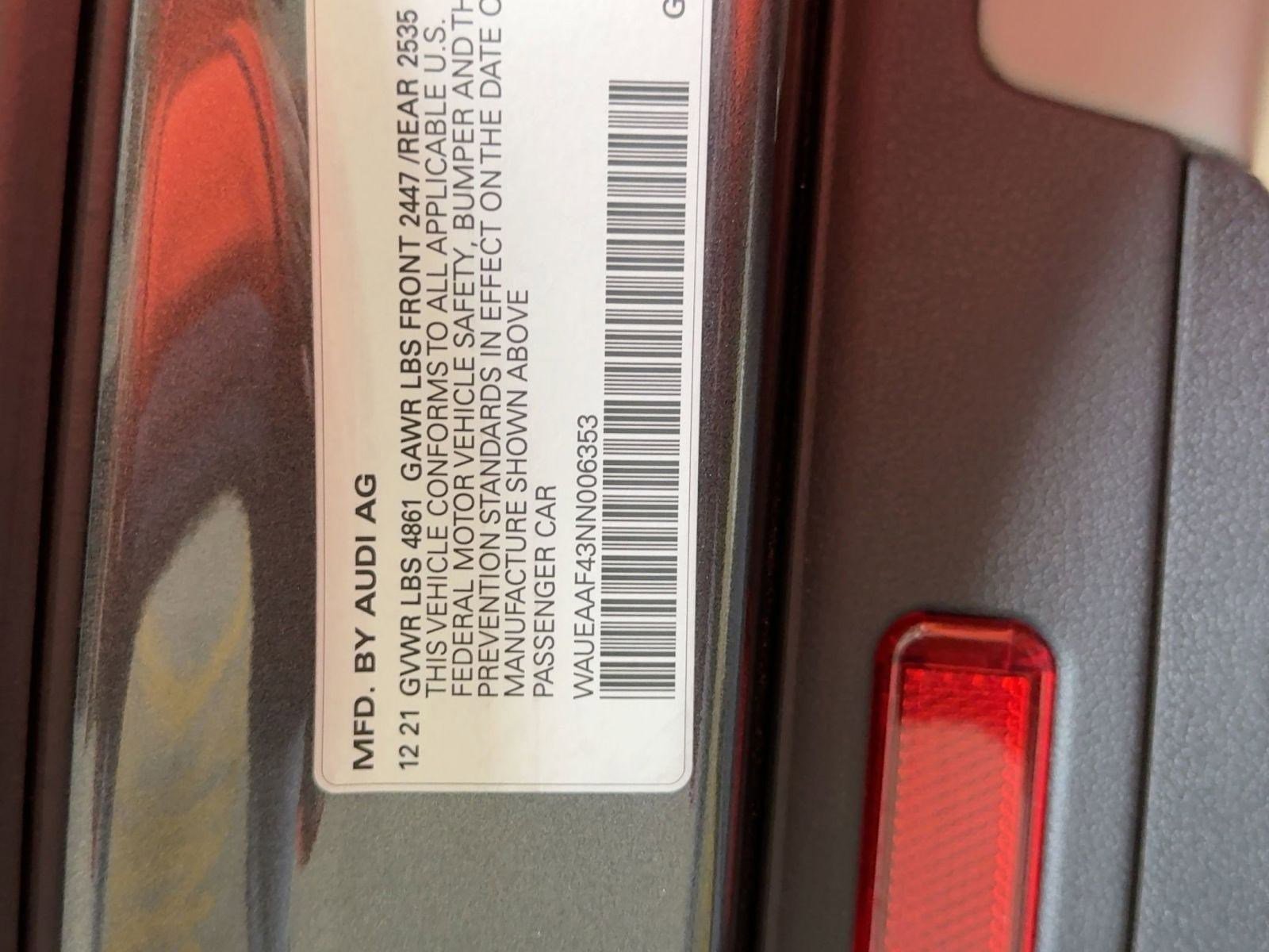 Certified 2022 Audi A4 2.0T Premium Plus image 20