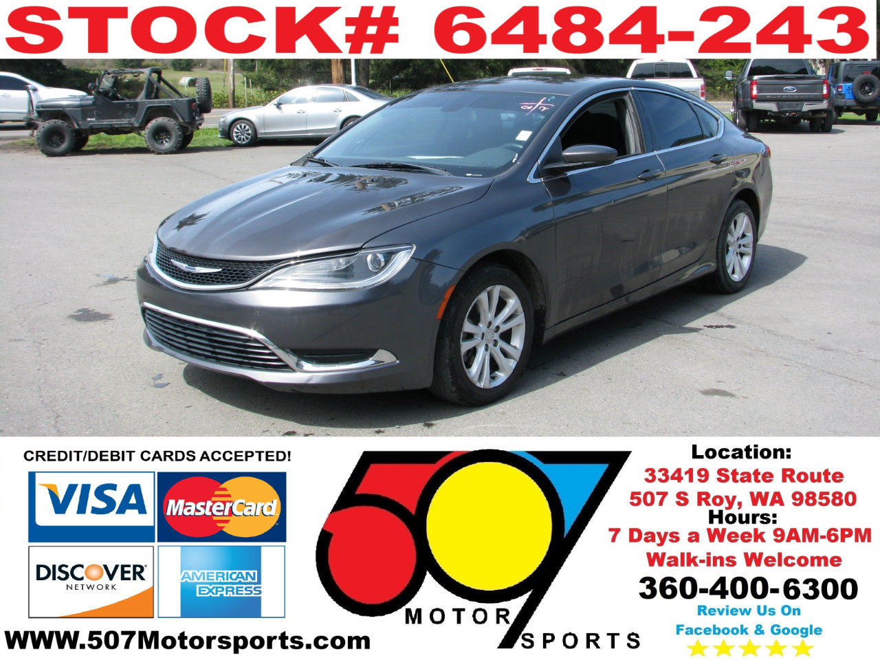 Used 2015 Chrysler 200 Limited w/ Convenience Group