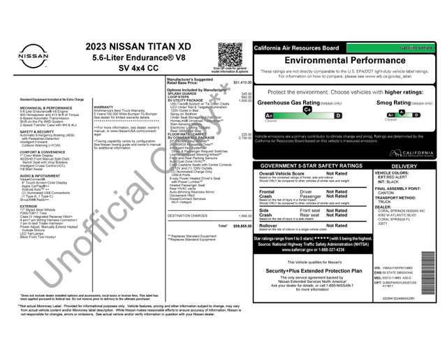 Used 2023 Nissan Titan SV w/ SV Convenience Package AWD/4WD image 26