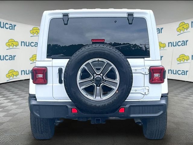 Used 2021 Jeep Wrangler Unlimited Sahara w/ Uconnect 4C Nav & Sound Group AWD/4WD image 4
