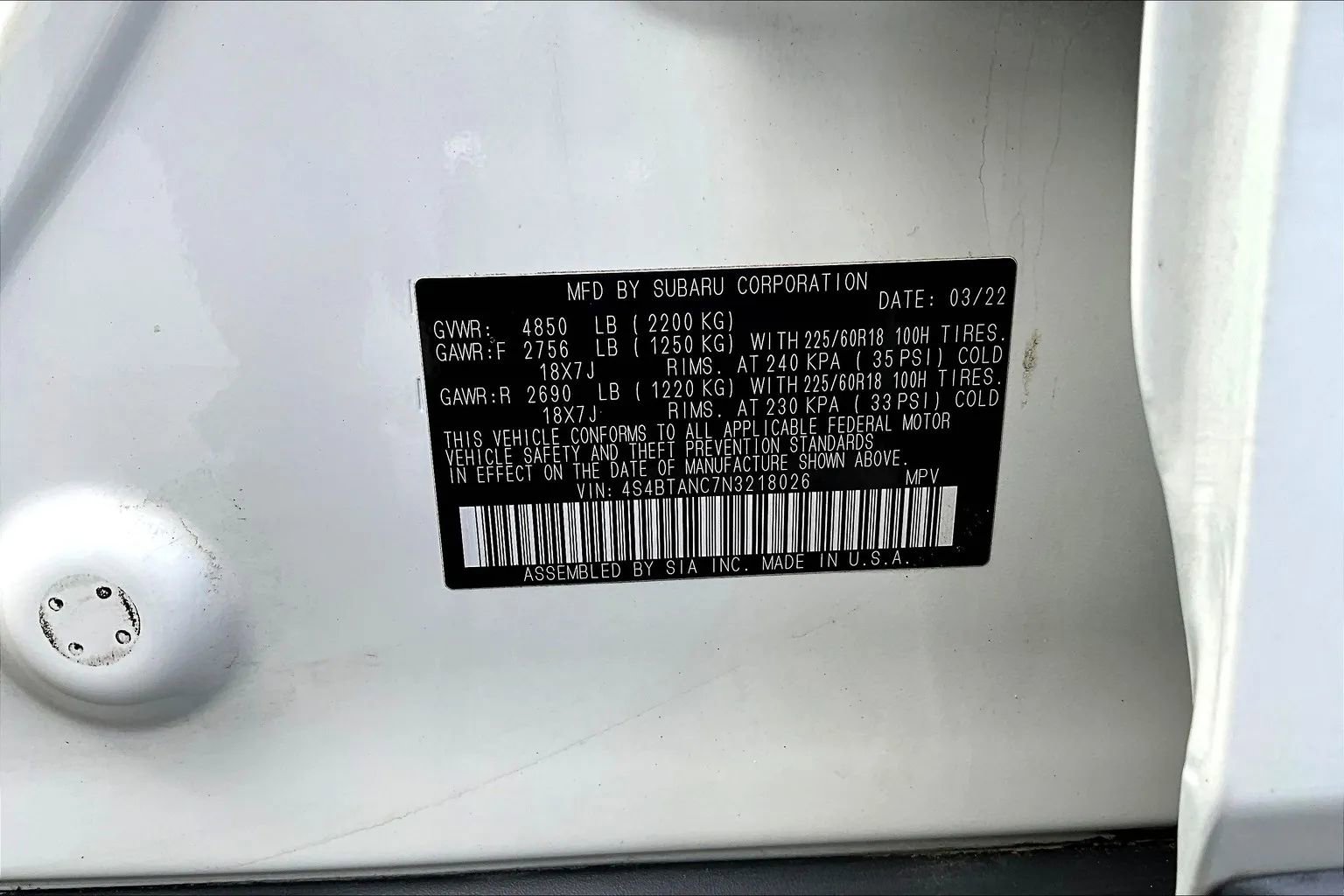 Used 2022 Subaru Outback Limited w/ Popular Package #2 image 32