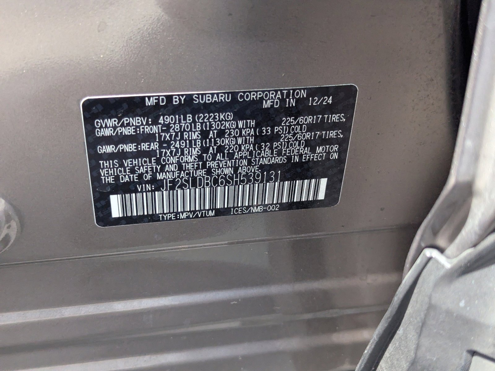 Certified 2025 Subaru Forester Premium w/ Convenience Package #2 image 7