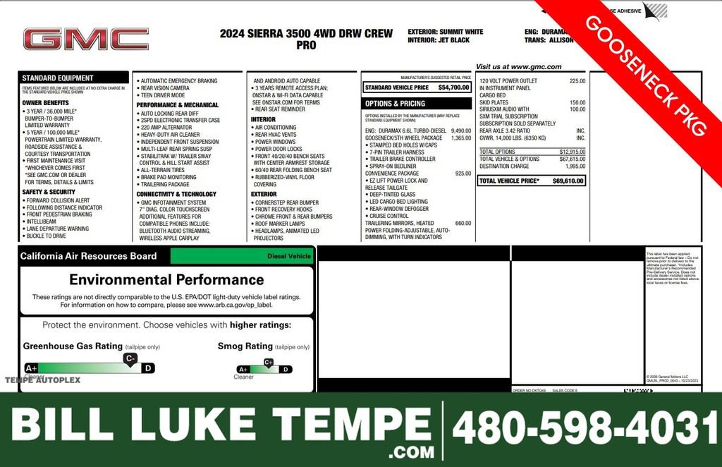 Used 2024 GMC Sierra 3500 Pro image 1