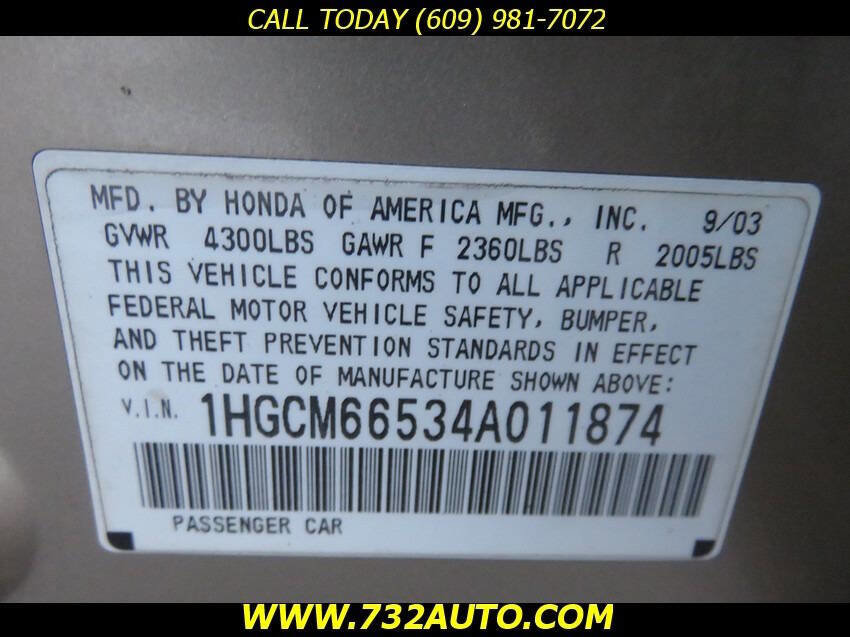 Used 2004 Honda Accord EX image 32
