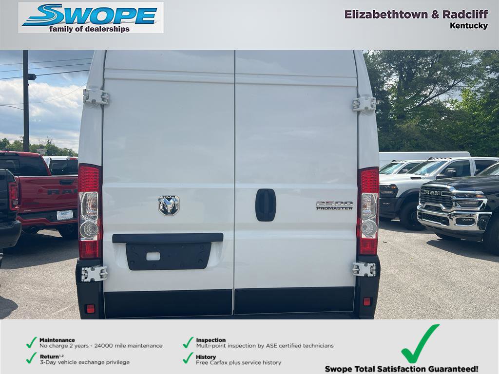 Used 2025 RAM ProMaster 2500 w/ Convenience Group FWD image 5