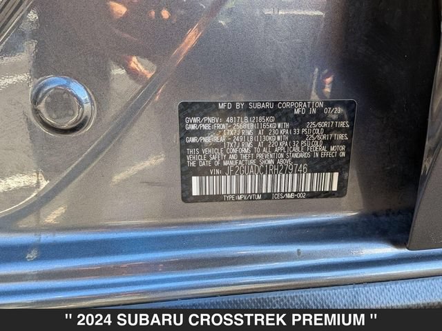 Used 2024 Subaru Crosstrek 2.0i Premium AWD/4WD image 40