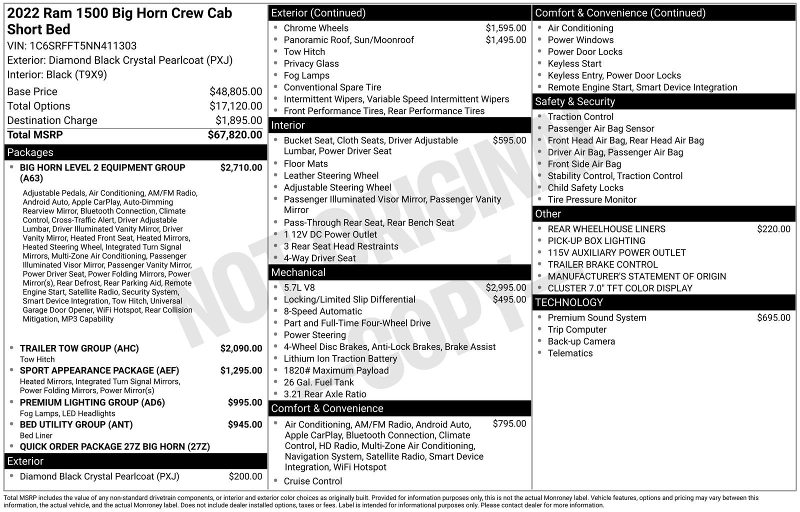 Used 2022 RAM 1500 Big Horn AWD/4WD image 47