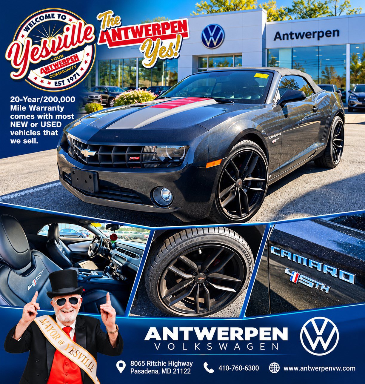 Used 2012 Chevrolet Camaro LT RWD image 1