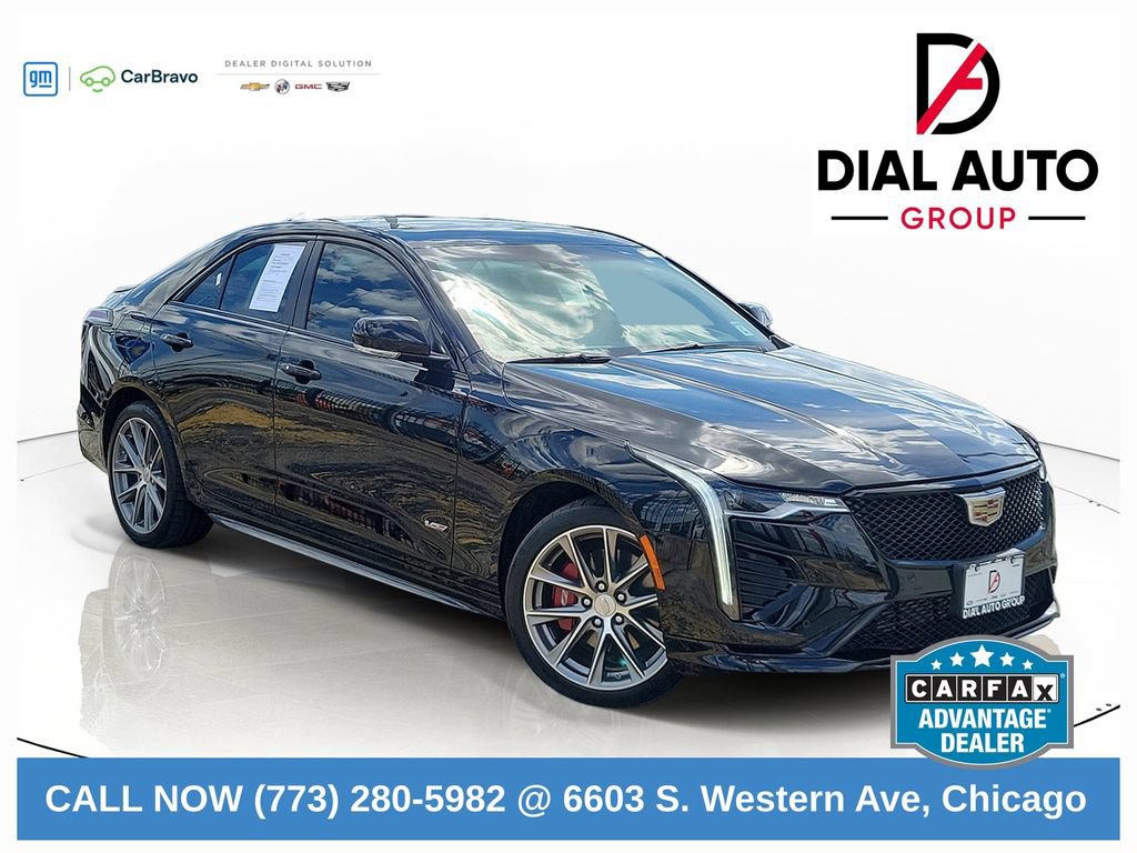Used 2025 Cadillac CT4 V w/ Technology Package AWD/4WD image 1