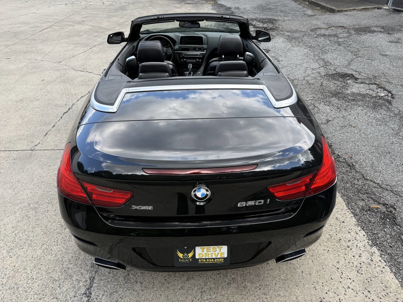 Used 2013 BMW 650i xDrive 650i xDrive AWD 2dr Convertibl w/ Cold Weather Pkg image 12