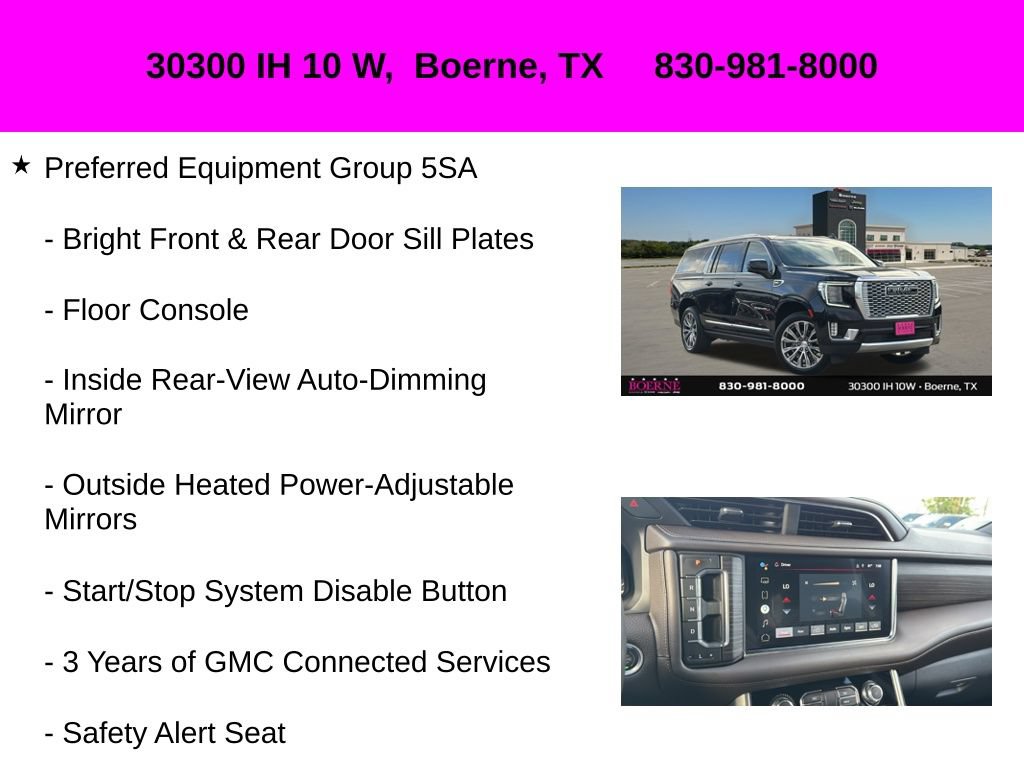 Used 2022 GMC Yukon XL Denali w/ Denali Premium Package RWD image 20