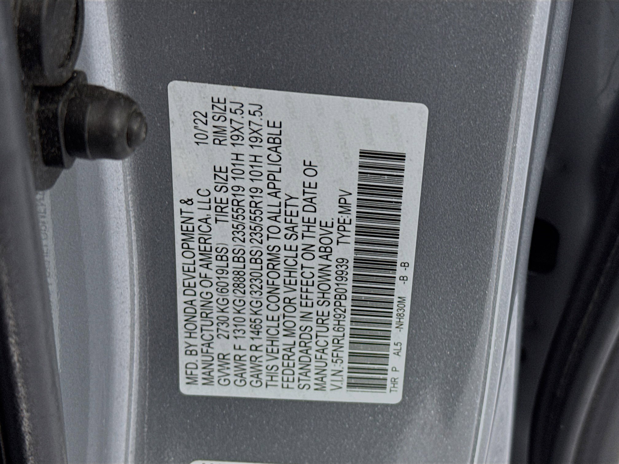 Certified 2023 Honda Odyssey Elite image 35