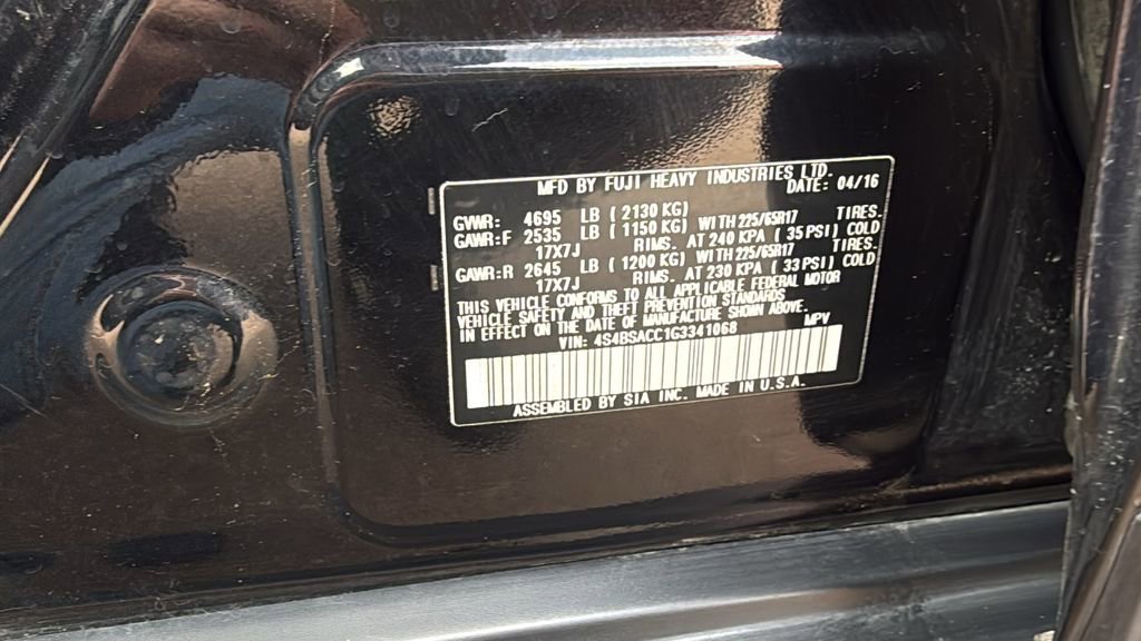 Used 2016 Subaru Outback 2.5i Premium image 32