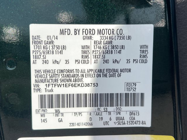 Used 2014 Ford F150 XLT w/ Equipment Group 302A Luxury AWD/4WD image 32